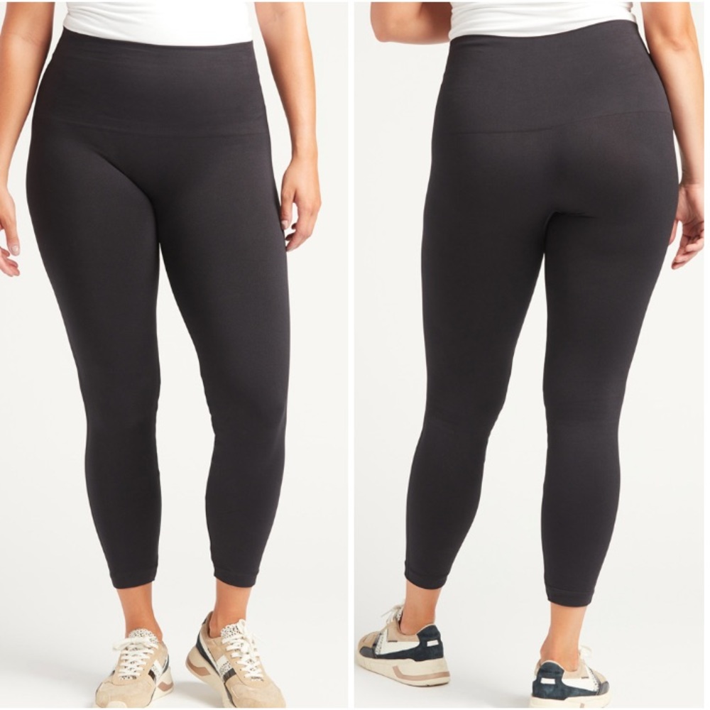 Spanx Look at Me Now High Waist Full Length Leggings (Black) size XL